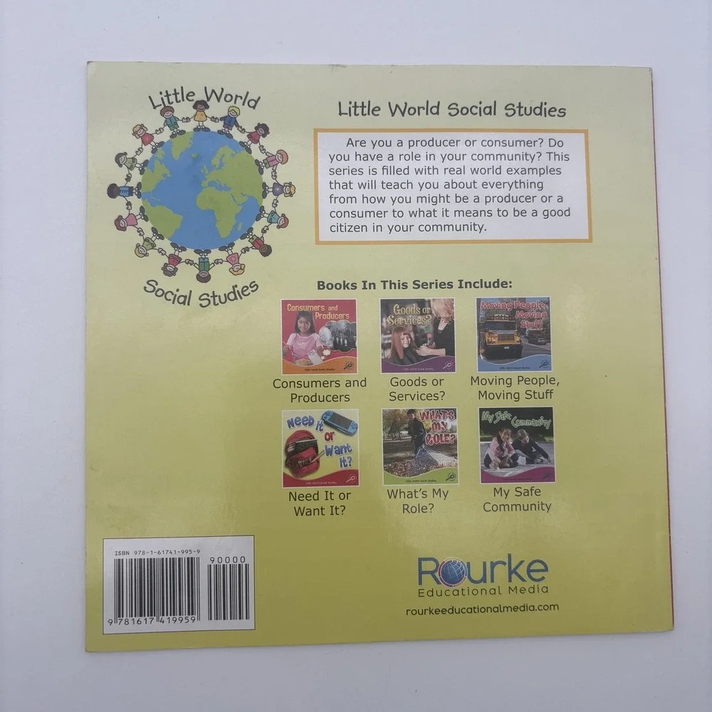 Need It Or Want It? Jennifer Colby Rourke‎ Yellow PB Kids Social Studies Book